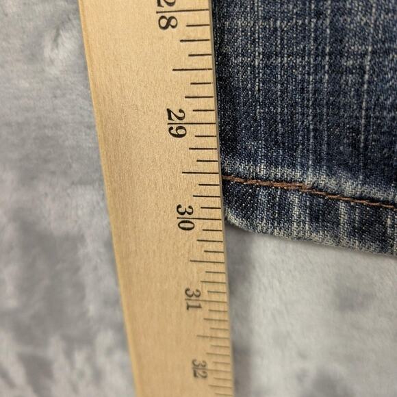 Levis 527 Jeans Mens 33x30 Blue Denim Low Boot Cut Zip Fly Medium Wash Classic - Picture 5 of 14